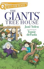 Book cover for "The Giants' Tree House" by Jane Yolen