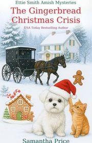 Book cover for "The Gingerbread Christmas Crisis" by Samantha Price
