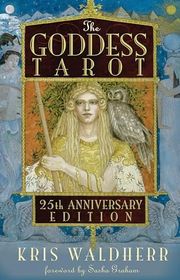 Book cover for "The Goddess Tarot" by Kris Waldherr