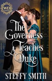 Book cover for "The Governess Teaches a Duke" by Aileen Fish