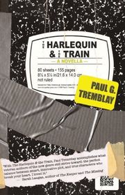 Book cover for "The Harlequin and the Train" by Paul Tremblay