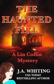 Book cover for "The Haunted Fire" by J A Whiting