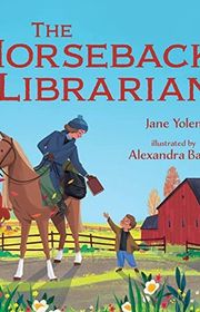 Book cover for "The Horseback Librarians" by Jane Yolen