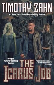 Book cover for "The Icarus Job" by Timothy Zahn