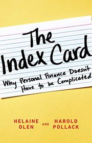 Book cover for "The Index Card" by Helaine Olen and Harold Pollack