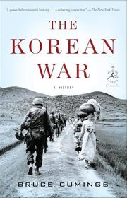 Book cover for "The Korean War: A History" by Bruce Cumings
