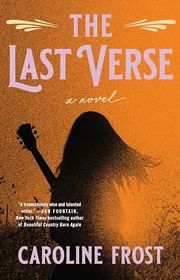 Book cover for "The Last Verse" by Caroline Frost