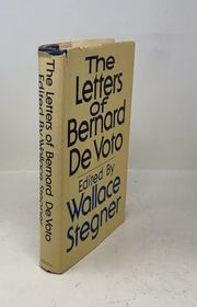 Book cover for "The Letters of Bernard DeVoto" by Wallace Stegner