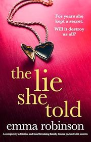Book cover for "The Lie She Told"