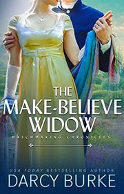 Book cover for "The Make-Believe Widow" by Darcy Burke