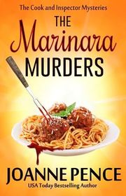Book cover for "The Marinara Murders" by Joanne Pence
