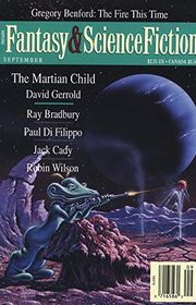 Book cover for "The Martian Child (in F&SF)"