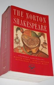 Book cover for "The Norton Shakespeare" by Stephen Greenblatt
