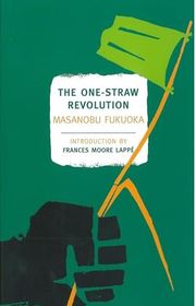 Book cover for "The One-Straw Revolution" by Masanobu Fukuoka