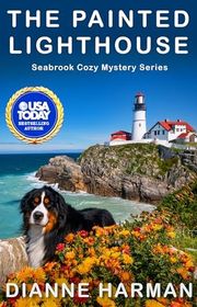 Book cover for "The Painted Lighthouse" by Dianne Harman