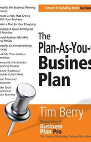 Book cover for "The Plan-As-You-Go Business Plan" by Tim Berry