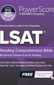 Book cover for "The PowerScore LSAT Reading Comprehension Bible 2026-2027" by David M. Killoran and Jon M. Denning