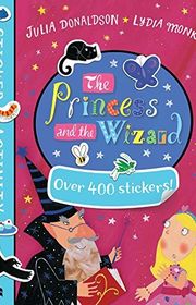 Book cover for "The Princess and the Wizard Sticker Book"