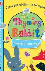 Book cover for "The Rhyming Rabbit Sticker Book"