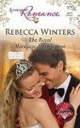 Book cover for "The Royal Marriage Arrangement" by Rebecca Winters