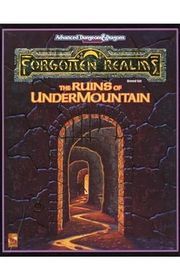 Book cover for "The Ruins of Undermountain" by Ed Greenwood