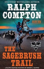 Book cover for "The Sagebrush Trail" by Ralph Compton