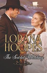 Book cover for "The Scarlet Wedding" by Lorana Hoopes