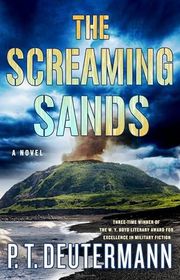 Book cover for "The Screaming Sands" by PT Deutermann