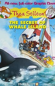 Book cover for "The Secret of Whale Island"