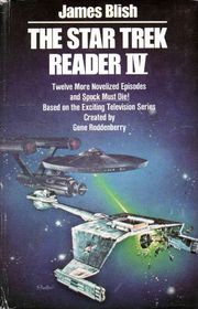 Book cover for "The Star Trek Reader IV" by James Blish