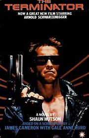 Book cover for "The Terminator" by Shaun Hutson