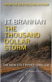 Book cover for "The Thousand Dollar Storm" by JT Brannan