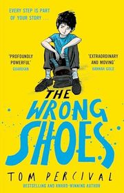 Book cover for "The Wrong Shoes" by Tom Percival