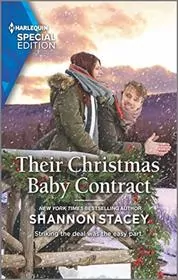 Book cover for "Their Christmas Baby Contract" by Shannon Stacey