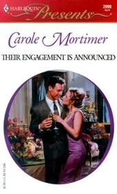 Book cover for "Their Engagement Is Announced" by Carole Mortimer