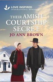 Book cover for "Their Amish Courtship Secret" by Jo Ann Brown