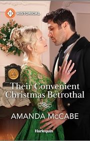 Book cover for "Their Convenient Christmas Betrothal" by Amanda McCabe