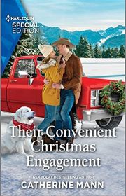 Book cover for "Their Convenient Christmas Engagement" by Catherine Mann