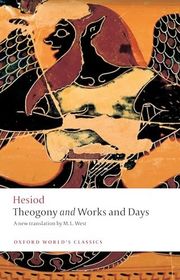 Book cover for "Theogony and Works and Days" by Hesiod