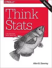 Book cover for "Think Stats" by Allen B. Downey