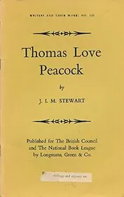 Book cover for "Thomas Love Peacock" by Michael Innes