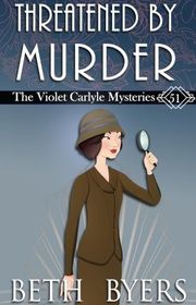 Book cover for "Threatened With Murder" by Beth Byers