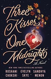 Book cover for "Three Kisses, One Midnight" by Evelyn Skye