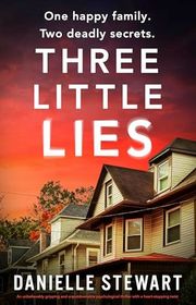 Book cover for "Three Little Lies" by Danielle Stewart