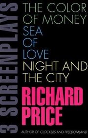 Book cover for "Three Screenplays" by Richard Price