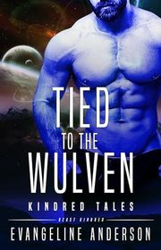 Book cover for "Tied to the Wulven" by Evangeline Anderson