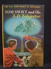 Book cover for "Tom Swift and His 3-D Telejector" by Victor Appleton