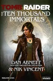 Book cover for "Tomb Raider" by Dan Abnett
