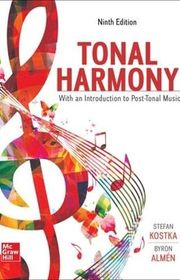 Book cover for "Tonal Harmony" by Stefan Kostka and Byron Almén