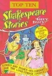 Book cover for "Top 10 Shakespeare Stories" by Terry Deary